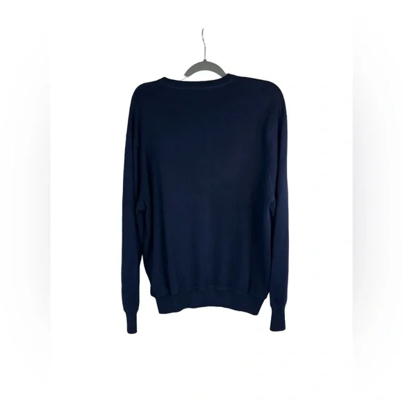 Polo Ralph Lauren men’s blue cotton crewneck classic sweater size XL - Picture 3 of 5